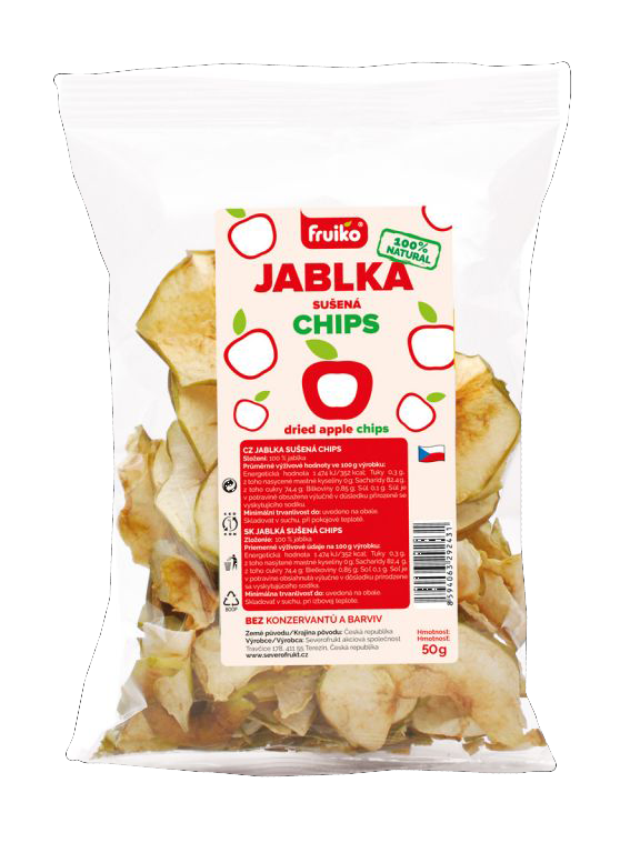 Fruiko Jablko Sušená Chips | PT Servis