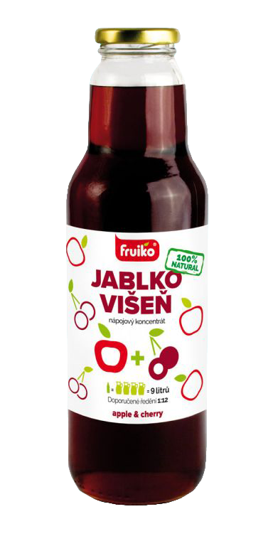 Fruiko Jablko Višeň 750ml | PT Servis