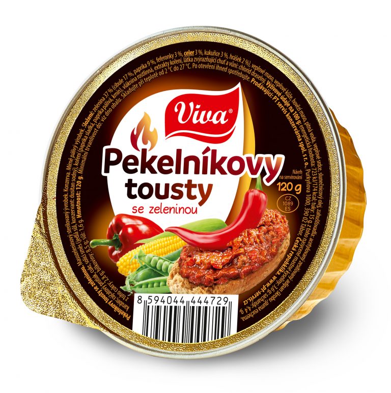 Viva Pekelnikovy Tousty 120g Se Zeleninou | PT Servis