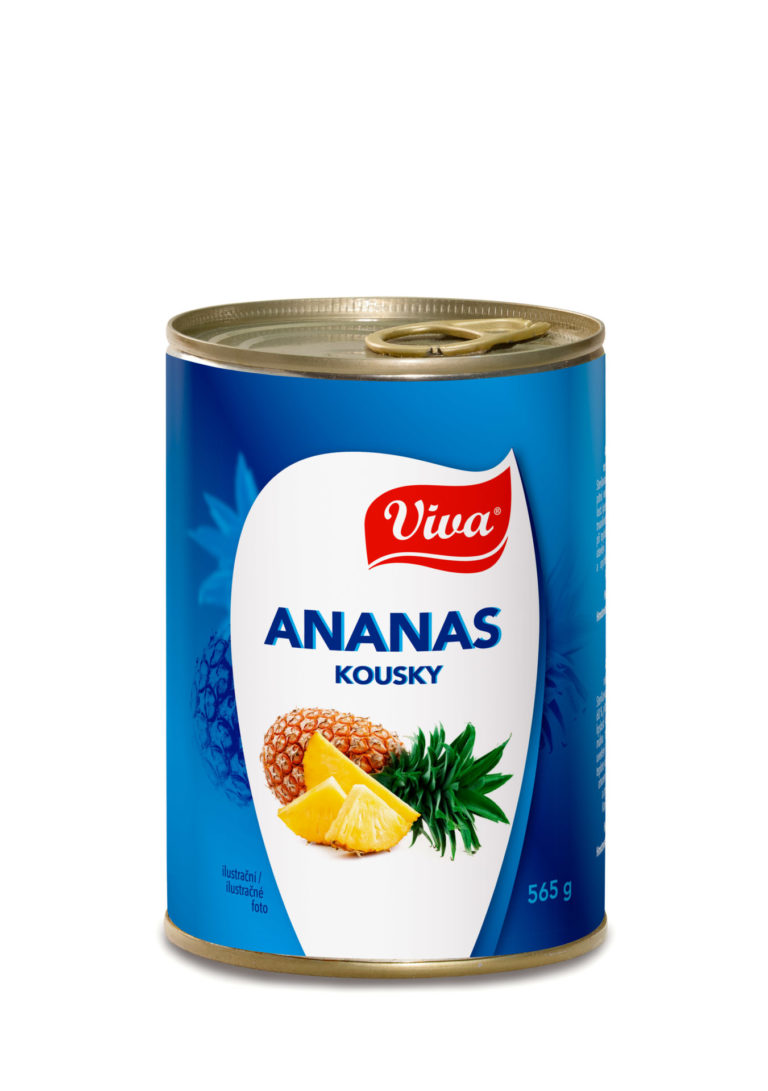 Viva Ananas 565g Konzerva Thajsko Web | PT Servis