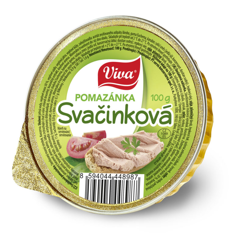 Viva Pomazanka Svacinkova 100g 2024 Web | PT Servis