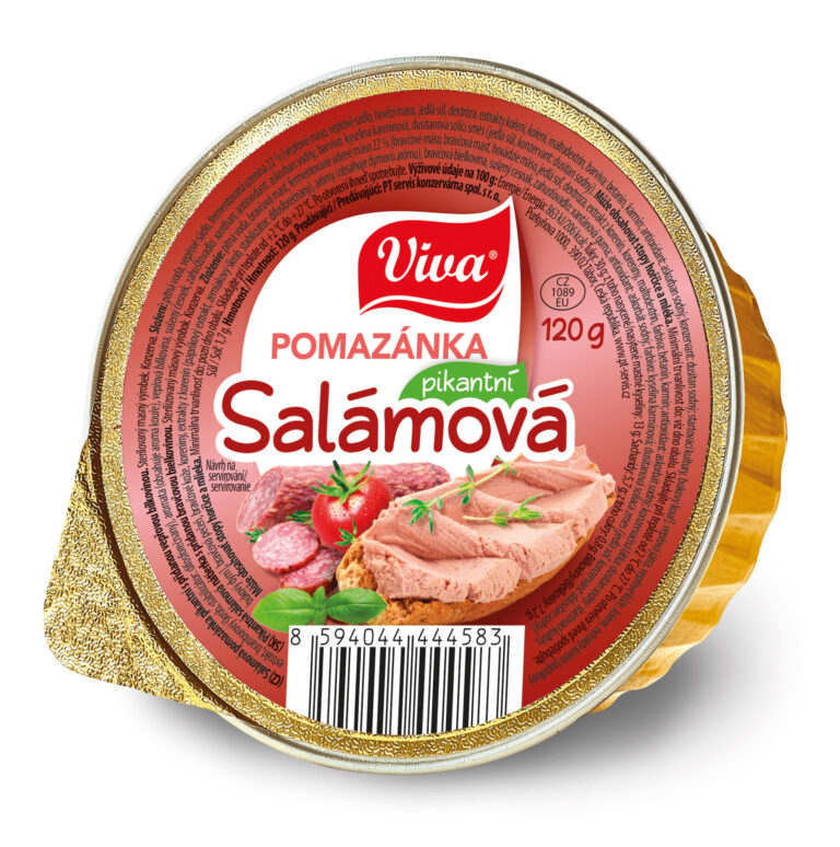 Viva Pomazanka Salamova 120g Web | PT Servis